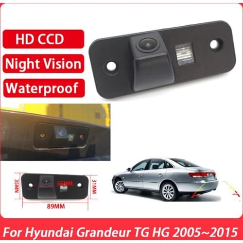 Car Rear View Camera CCD Full HD Waterproof high quality RCA Reversing Parking Camera For Hyundai Grandeur TG HG 2005~2015