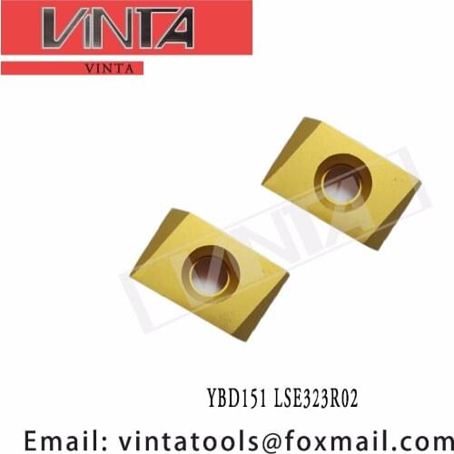 Free shipping hhigh quality 10pcs/lots YBD151 LSE323R02 cnc carbide milling inserts