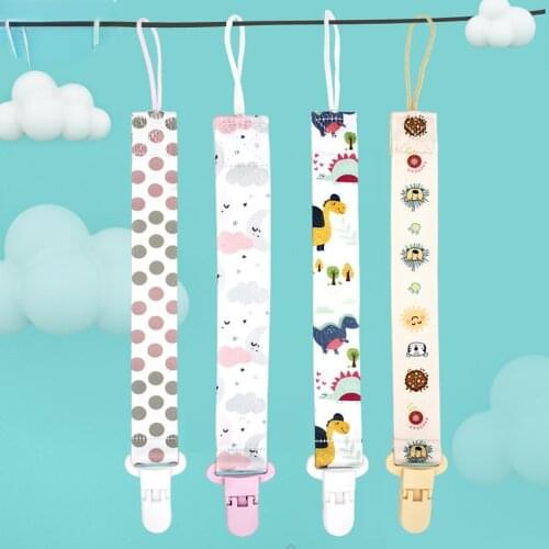 Baby Pacifiers Leashes Clips Soothers Ribbon Soother Baby Pacifier Holder Chain Holder Leash Strap Nipple Holder