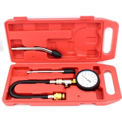 G324 Engine Automotive Compression Tester Gauge With Bend Bar 0-300psi