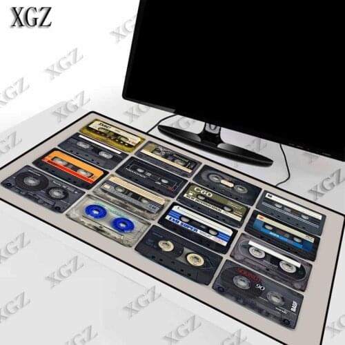 XGZ Cassette Music Mouse Pad Gaming Large pad Gamer Big Computer Mat Office Desk Keyboard Mause for Game
