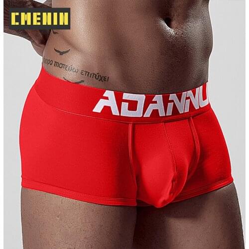 Male Panties Breathable Boxer Underwear Boxers Cotton Men Underpants U convex pouch Sexy Under Wear Shorts Boxershorts AD125