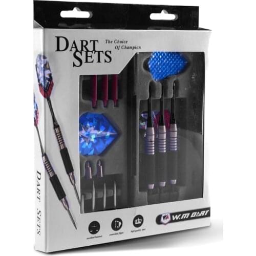 Professional Brass DARTS SET Dart Stems + Aluminum Flights (9) + Shaft + Steel Tip + Case