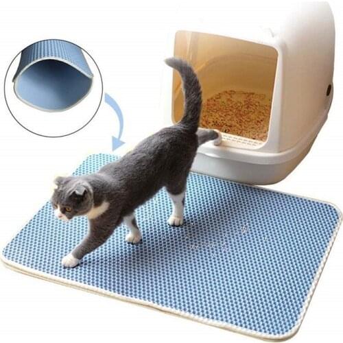 Cats Litter Double Layer Mat Toilet Waterproof Dogs Eva Mats Pets Cushion Cats Litter Box Clean Dogs Pad Products Pets Products