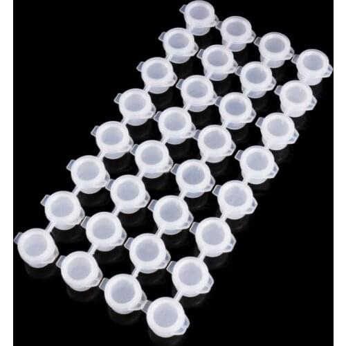 Plastic Paint Tray Palettes 8 Lattices Grids Palettes Paint Plates Color Mixing Tray for Acrylic Oil Watercolor SN292