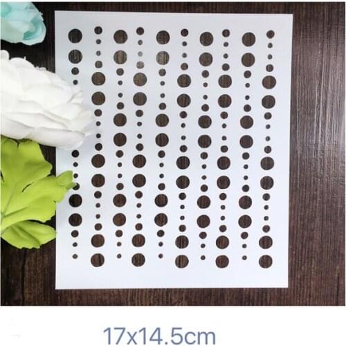 Scrapbooking tool card DIY album masking spray painted template drawing stencils laser cut templates Dot KW660112
