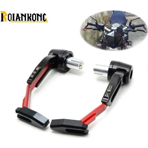 Universal 7/8"22mm Motorcycle Handlebar Clutch Brake Lever Protect Guard for Ducati Hypermotard 1100 796 821 939 EVO S SP STRADA