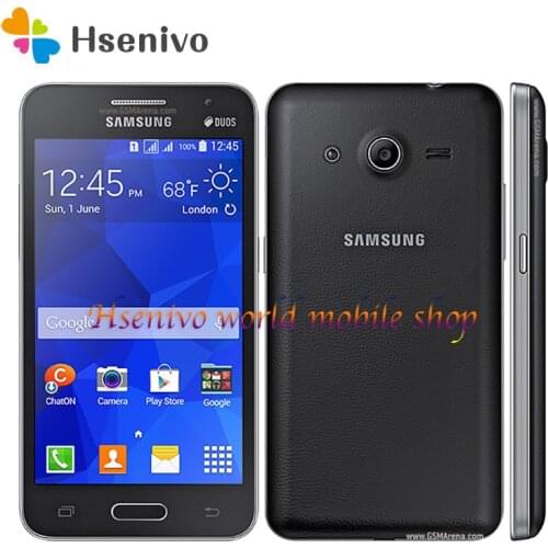 Samsung Galaxy Core II G355H Dual sim card phone 4GB ROM 768 RAM 5MP Wifi GPS quad Core 4.5" touch screen mobile phone
