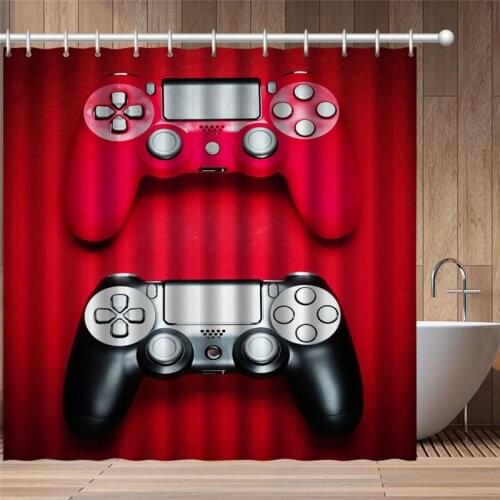 Shower Curtain Bathroom Curtain Frabic Waterproof Polyester Bathroom Curtain with Hooks 3d Printing Bath Curtain