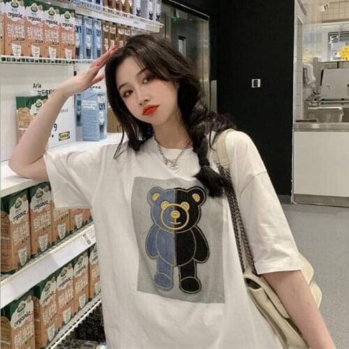 New Style T shirt Women High Quality Short Sleeve Round Neck T shirts Woman Casual Loose Woman Tshirt Top