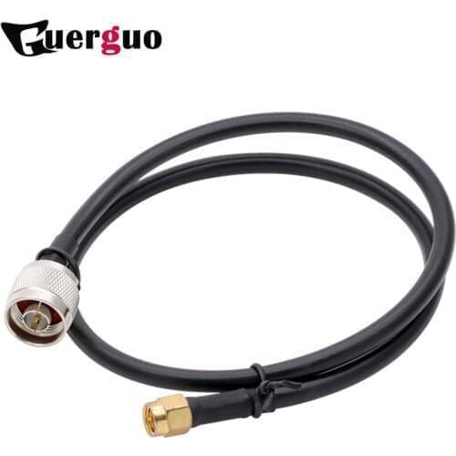 100PCS30CM 12" For Antenna Signal Intercon/WIFI/GSM/3G/GPS/4G ModuleSMA MaleTo N Male Coaxial RF Cable Connector withCable RG58