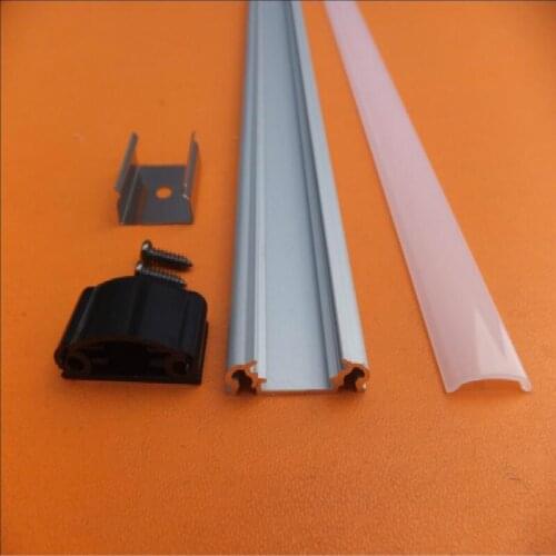 2.5m/pcs 150m/lot high quality professional aluminum profile with cover and accessories for LED strips , led BAR , led linear