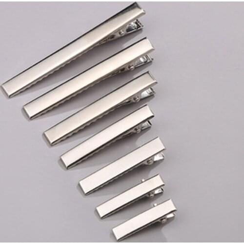 20pcs Metal Hair Alligator Clips 30mm/40mm/45mm/55mm/65mm Duckbill clip Findings For DIY Jewelry Hair Style Tools Accessories