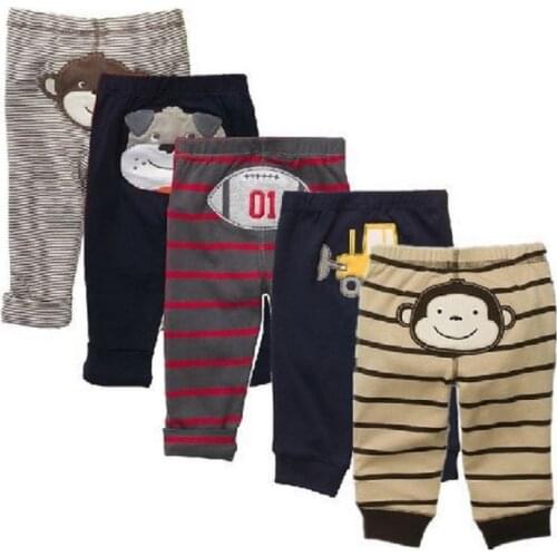 2020 Baby Pants 100% Cotton Soft Childrens Tights girl Leggings Boys Underpants Newborn Panties 4pcs/pack 0-24Month