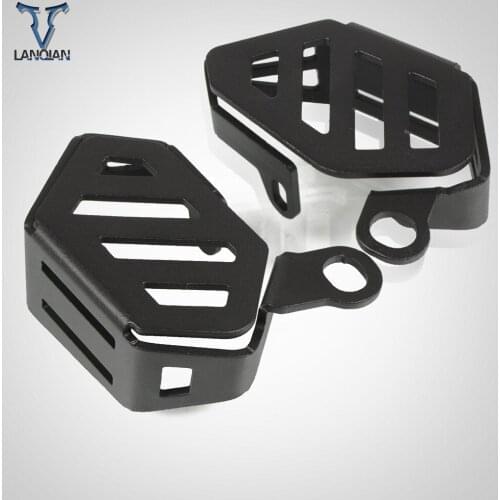 Motorcycle Accessoriesi Rear Brake Fluid Reservoir Covers Protectors Moto Guard Cover For BMW R1200GS ADV 2014 2015 2016 2017