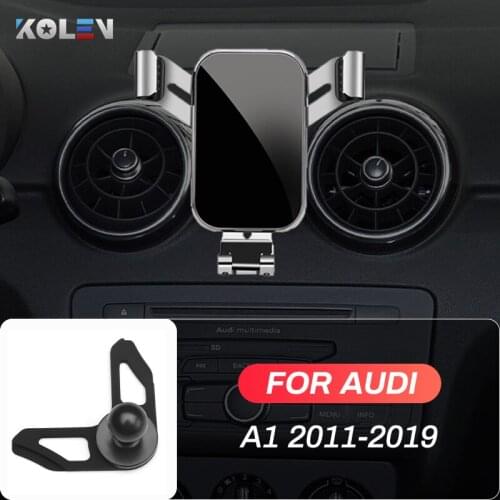 Car Mobile Phone Holder For Audi A1 2011 2012 2013 - 2019 Gravity Stand GPS Special Mount Support Navigation Bracket Accessories
