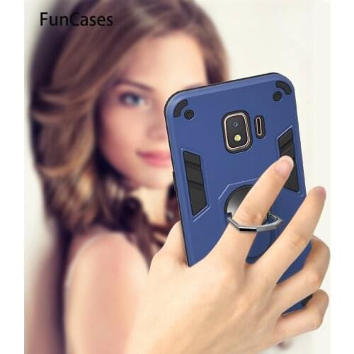 Shell Cases For para Samsung J2 Core Magnetic Armor Soft Silicone Case sFor Cove Samsung Galaxy capinha J2 Core Carcaso Holder