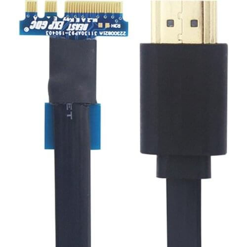 V8.0 EXP GDC Beast HDMI To NGFF M.2 A/E Key Cable 27CM Notebook External PCI-E Graphics Card Separate NGFF HDMI Interface Cable