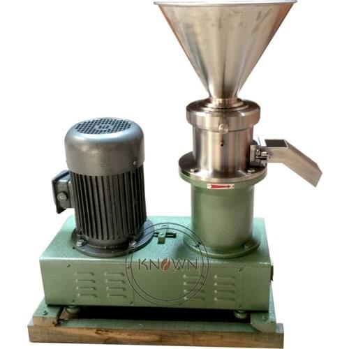 Factory use tahini sesame paste stone grinder mill peanut butter making machine Colloidal mill with bigger capacity