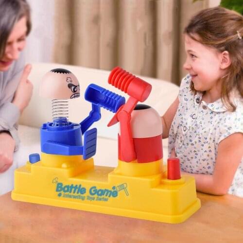 Mini Baby Toys Kids Doll Double Battle Game Parent-Child Interactive Hammer Hiding Game Kids Birthday Gift