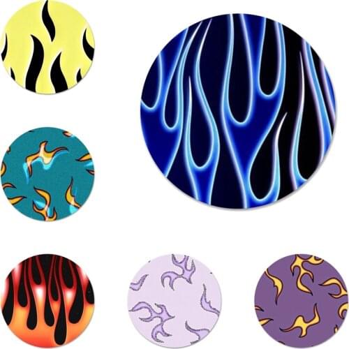 Fashion fire flame pattern Refrigerator Magnet Bottle Opener Beer Coke Sue Bottle Opener 58mm