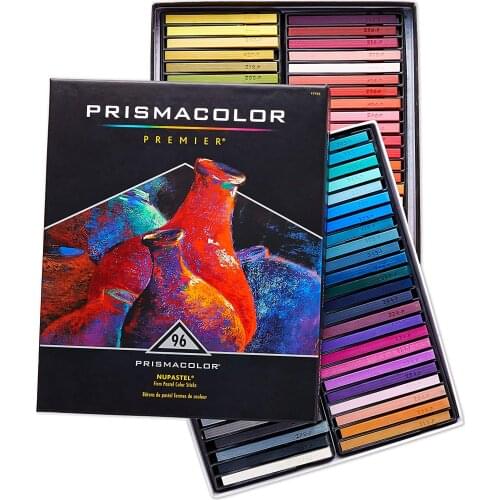 Prismacolor 27055 Premier NuPastel Firm Pastel Color Sticks, 96-Count,Multicolor