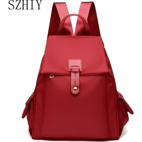 Casual Women Backpacks For School Teenagers Girls High Capacity Designer Bags Travel Black Mochila Notebook Backpacks Big simple