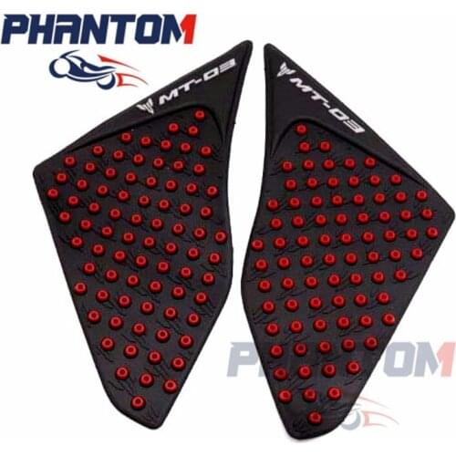 For YAMAHA MT03 MT-03 MT 03 2015 2016 2017 Protector Anti slip Tank Pad Sticker Gas Knee Grip Traction Side 3M Decal
