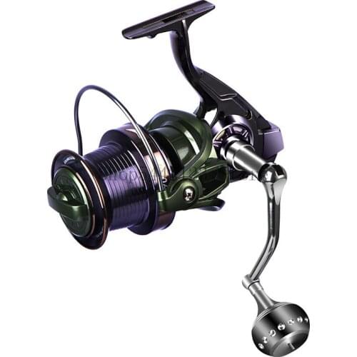 Fishing Reel9000-12000 Drag 10kg Metal /EVA Ball Grip Spool Spinning Reel Saltwater Reel For Carp Reel Fishing