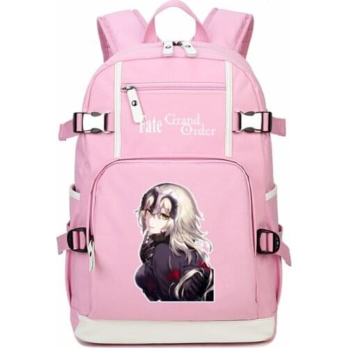 Fate Grand Order FGO Saber Printed Backpack Laptop Bag School Book Girl Bag Shoulder Bag Travel Bag Boys Girls Gift