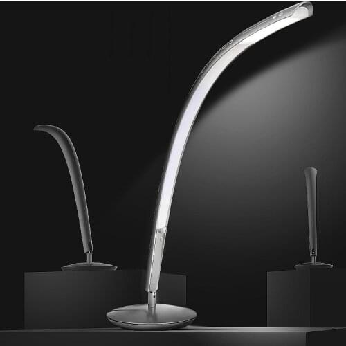 LED Table Desk Lamp with Wireless Charger Reading Light Dimmable Eye-Caring Desk Light 360 Degree Flexible Touch Control Lamp