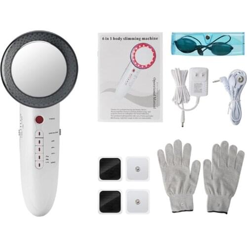 6 In 1 Ultrasound Infrared EMS Body Slimming Massage Anti Cellulite Fat Burner Weight Loss Beautifying body Machine
