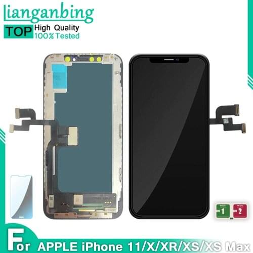 INCELL TFT LCD For Apple iPhone 11 X XR XS XS Max LCD Display Touch Screen Digitizer Assembly For Apple iphone xs Max 100%Tested