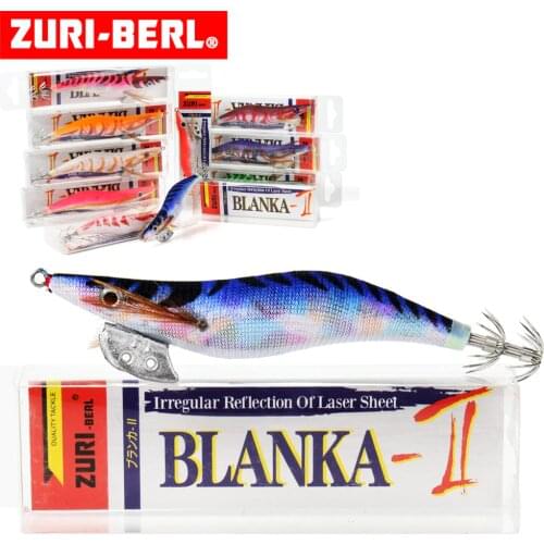 Zuri-berl orange fishing squid jigs squidding squid peeling lure shrimp fishing egi squids spike artificial shrimp earrings