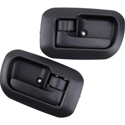 1 Pair Grey Car Interior Front Door Handle & Bezel Fit for Toyota Sienna 69205-08010 69206-08010 69205-AA010-B1 69206-AA010-B1