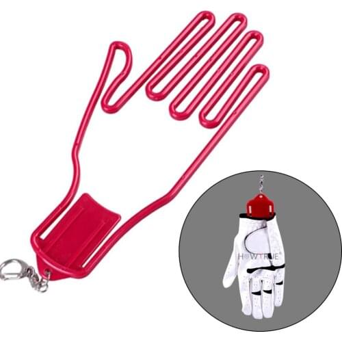 2Pcs Golf Gloves Stretcher Golfer Tool Gear Plastic ABS Golf Gloves Holder Rack Dryer Hanger Stretcher with strap free shipping