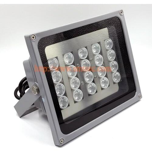 20 PCS LED 80M Distance White Light Illuminator light lamp For CCTV surveillance camera system 15-90 Degrees Optional (SI-20W)