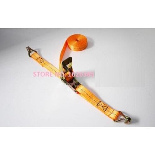 25MM,1",800KGX9M--15M,double hook,ratchet tie down cargo lashing shipping package strap shipment belt load binder assembly sling