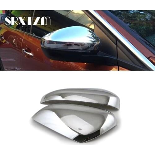 For Peugeot 3008 5008 GT Accessories Car Rearview mirrors Trim cover ABS Chrome Exterior decoration 2017 2018 2019 2020