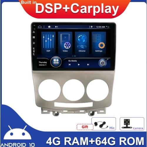 2 Din Android 10.0 Car Player GPS Navigation Multimedia For Mazda 5 old 2005-2009 Auto 4GB+64GB DSP Carplay Wifi USB RDS FM AM