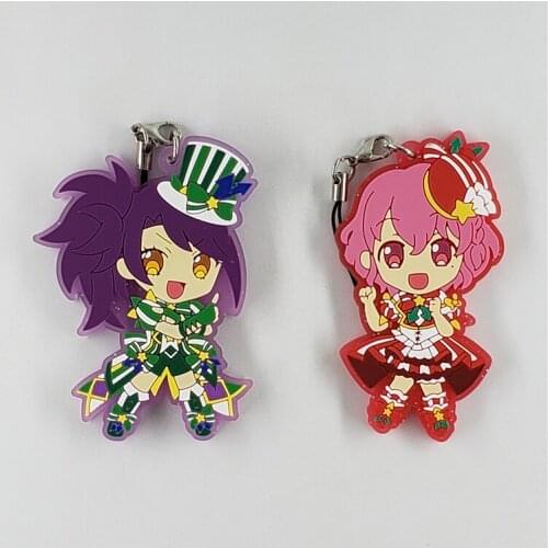 Pripara Anime Dressing Pafé Todo sion Reona West Rubber Strap Keychain