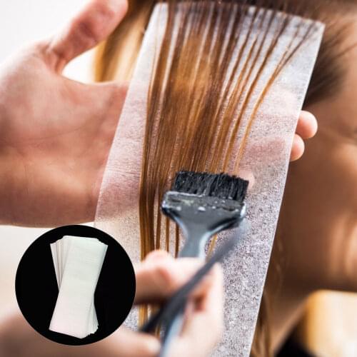 50PCS Balayage Tools Highlight Paper Hair Dyeing Tools Hair Coloring Meche Sheets Reusable Hair Color Foil Alternative Hair Dye