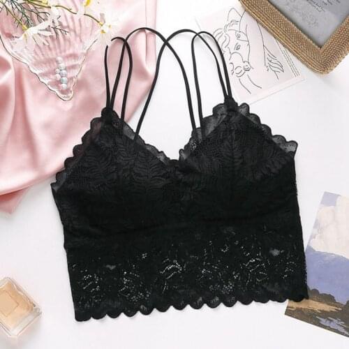 Womens Bra Lace Push Up Tops Full Cup Comfortable Bra Wireless Lingerie Sexy Bralette Female Underwear Without Underwire Vest
