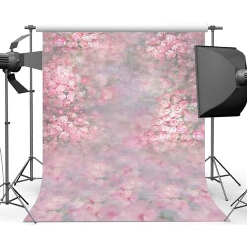 Mehofoto Baby Photography Backdrops Pink Flower Photo Background Newborns Backdrop for Photo Studio Props S-100