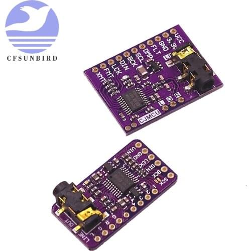 Interface I2S PCM5102 DAC Decoder GY-PCM5102 I2S Player Module For Raspberry Pi pHAT Format Board Digital PCM5102A Audio Board