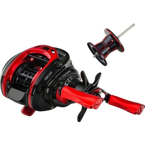 155g Ultra Light BFS Baitcasting Fishing Reel With Spare Spool For UL Fishing 6.5:1 Fishing Casting Reel Drag 8kg