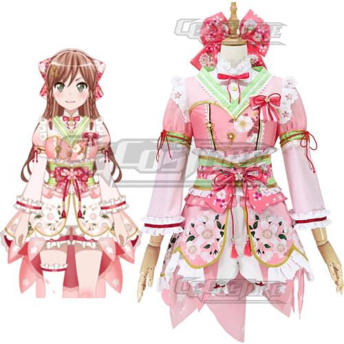 Cosplay Costume Anime Bang Dream! Imai Lisa Roselia Dresses Last-Minute Flower Veiwing Free shipping CG657CZH