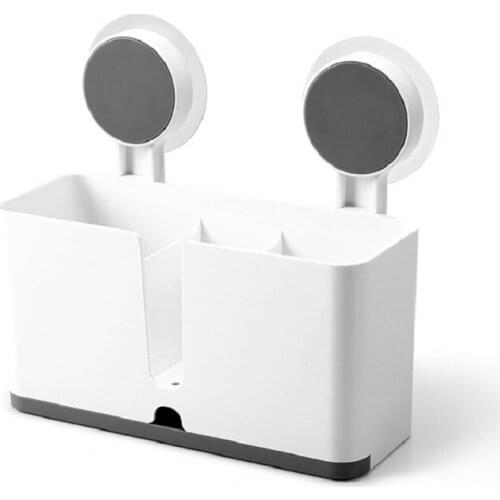 Creative Wall Hanging Draining Chopstick Cage Rack Plastic Storage Box Multi-Functional Trackless Chopstick Cage