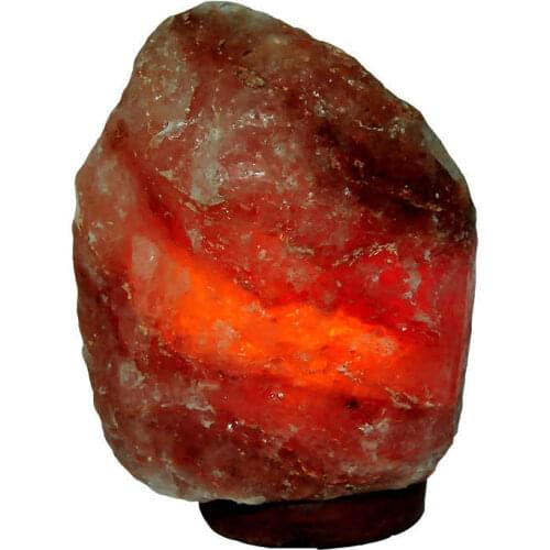 Natural Himalayan Rock Salt Lamp Wired Bulb Pink 3-4Kg