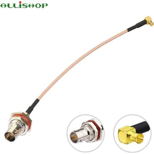 MCX Plug to BNC Female RG179 pigtail cable Bulkhead Mount 75 Ohm SDI Video connector Cable for 4K HD-SDI 3G-SDI SDI Video